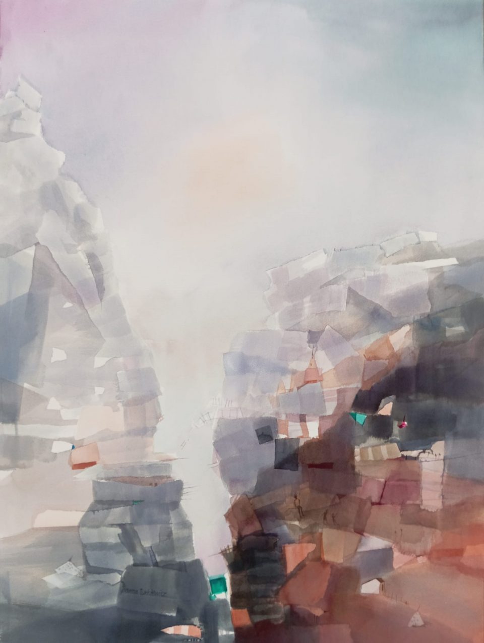 Skały 54x74cm