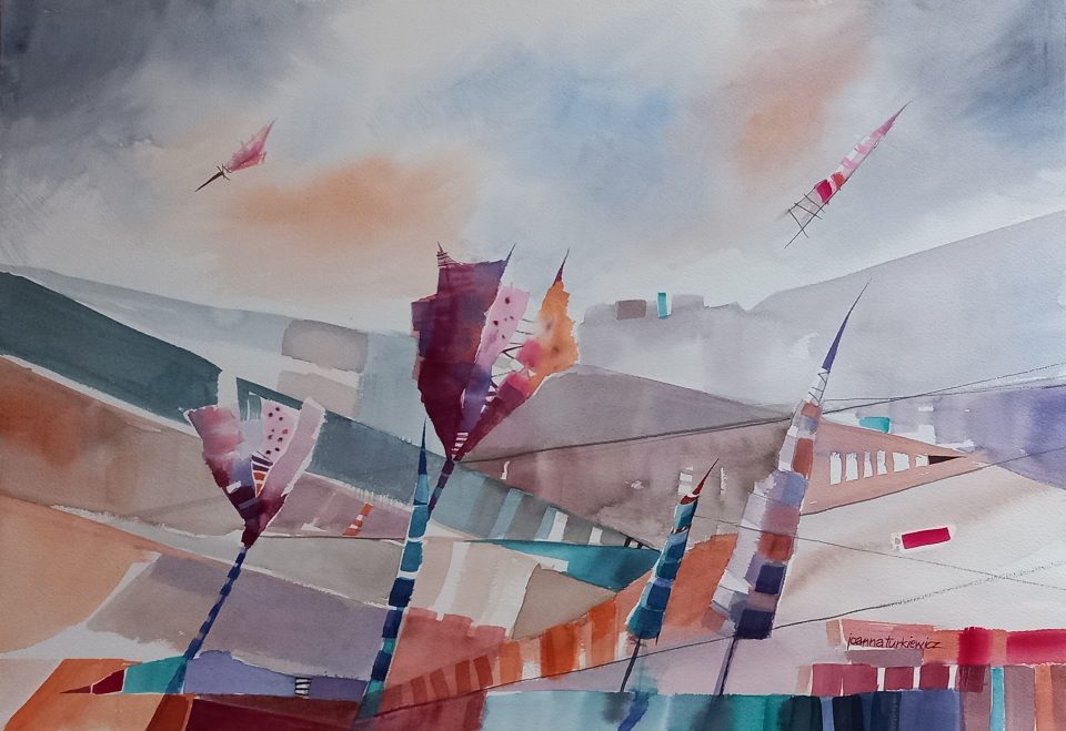 Cykl Na wietrze 63x43cm
